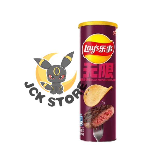 TUBO PATATINE AL GUSTO BISTECCA AL PEPE NERO “LAY’S” 90gr
