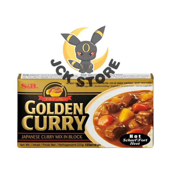 GOLDEN CURRY HOT “S&B” 220gr