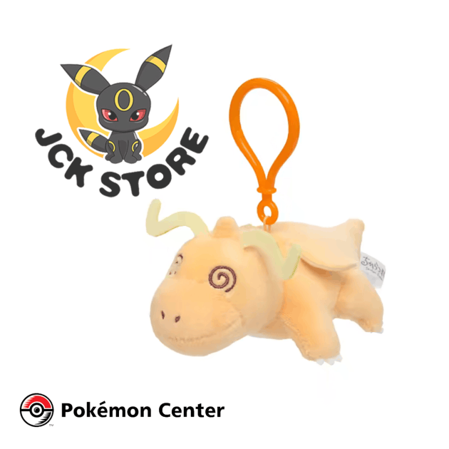 POKEMON DRAGONITE EXHAUSTED PORTACHIAVI “POKEMON CENTER”