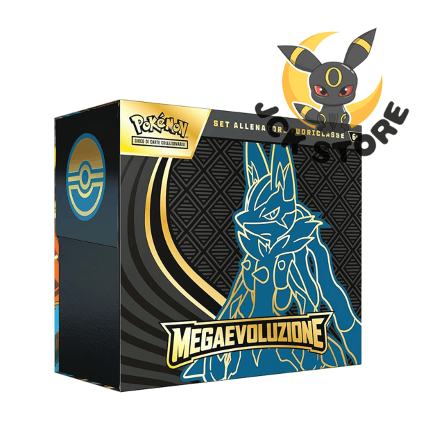 ELITE TRAINER BOX “MEGA EVOLUZIONE” LUCARIO (ITALIANO)
