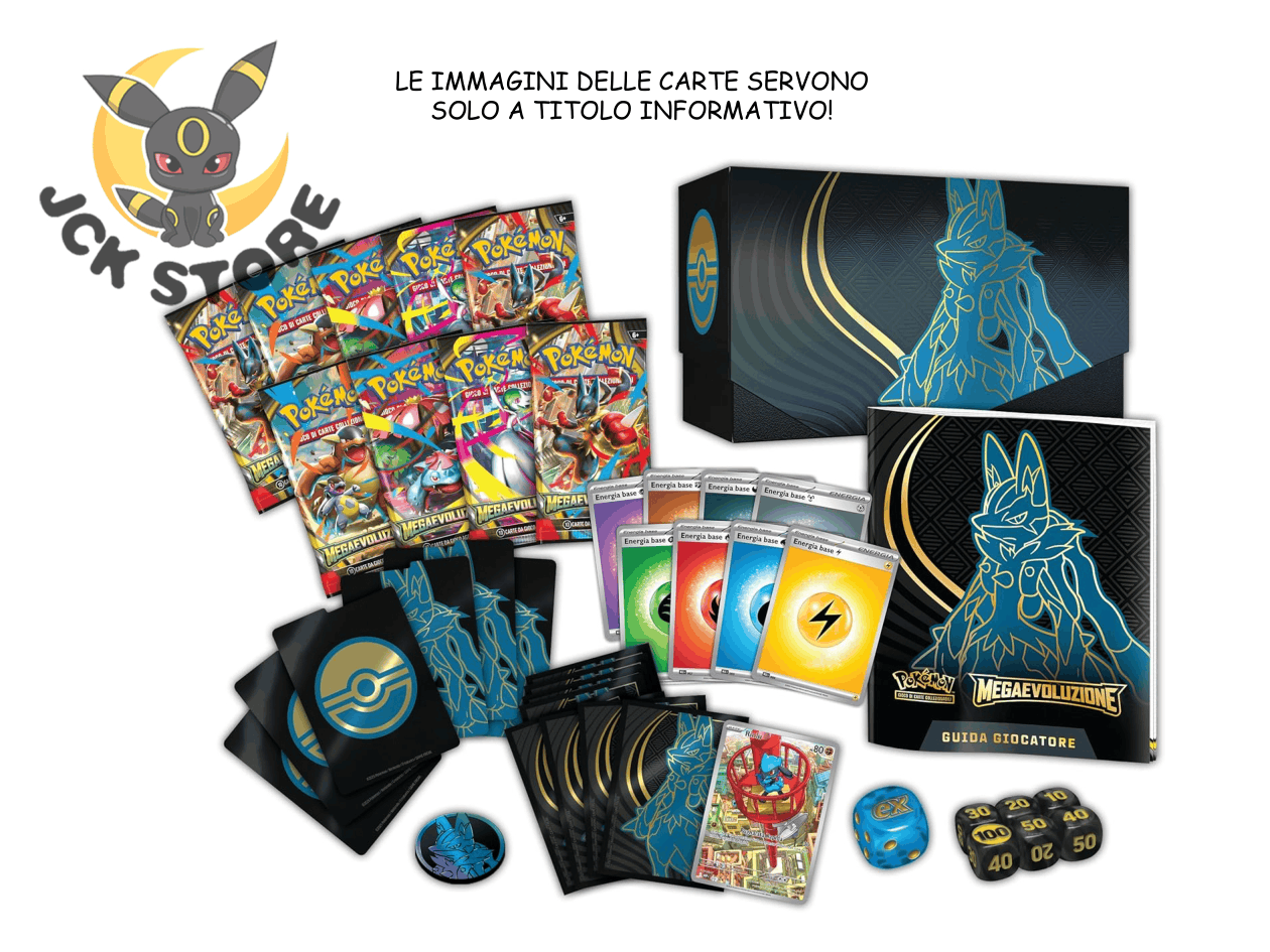 ELITE TRAINER BOX “MEGA EVOLUZIONE” LUCARIO (ITALIANO) - Image 2