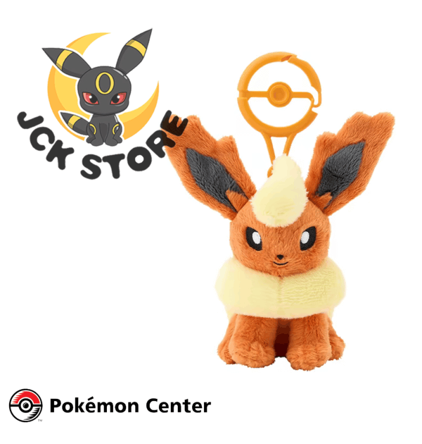 POKEMON FLAREON ADVENTURE PARTNERS PORTACHIAVI “POKEMON CENTER”