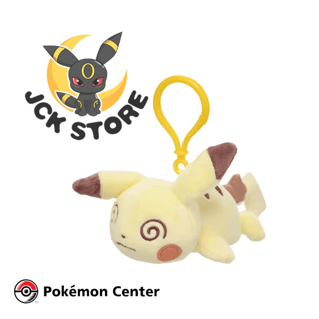 POKEMON PIKACHU EXHAUSTED PORTACHIAVI “POKEMON CENTER”