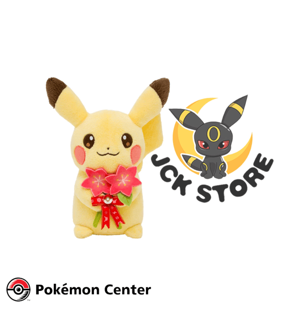 POKEMON PIKACHU CON FIORE DI GRACIDEA PICCOLO “POKEMON CENTER”