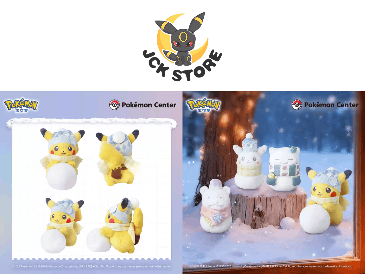 POKEMON PIKACHU SNOWBALL ROLLING “POKEMON CENTER” - Image 2