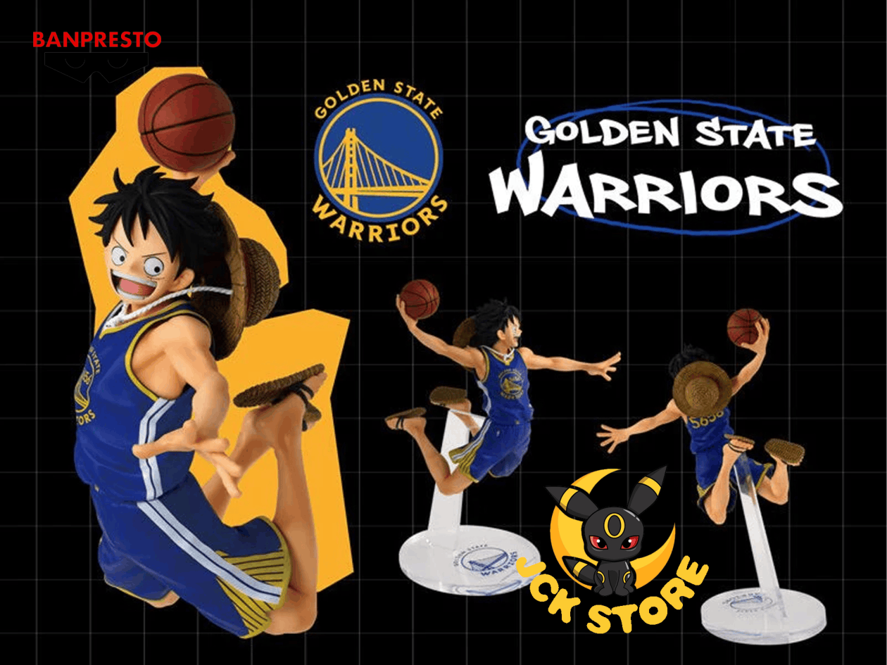 ONE PIECE x NBA MSP MONKEY D. LUFFY – GOLDEN STATE WARRIORS (BANPRESTO) - Image 2