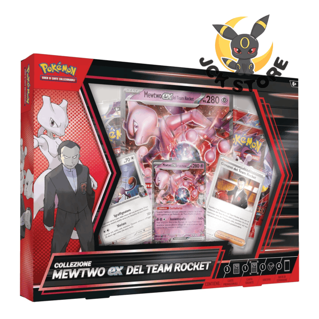 POKEMON COLLEZIONE MEWTWO EX DEL TEAM ROCKET (ITALIANO)