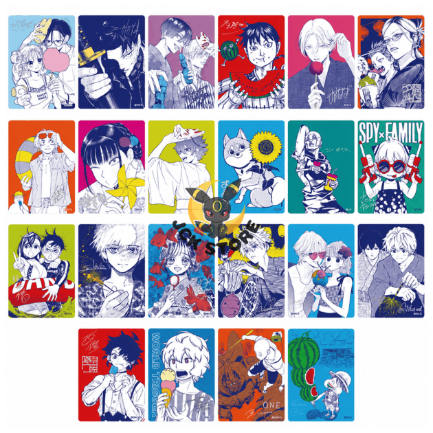 NATSUCOMI 2026 METAL CARD SET COMPLETO DI 22 CARTE (JAP)