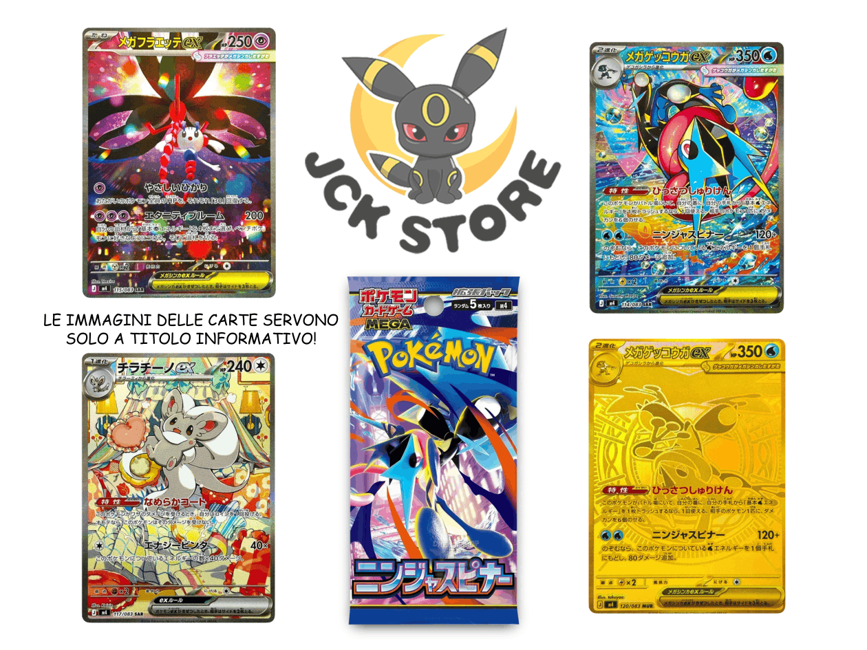 BUSTINA POKEMON NINJA SPINNER “M4” BOOSTER BOX (JAP) - Image 2