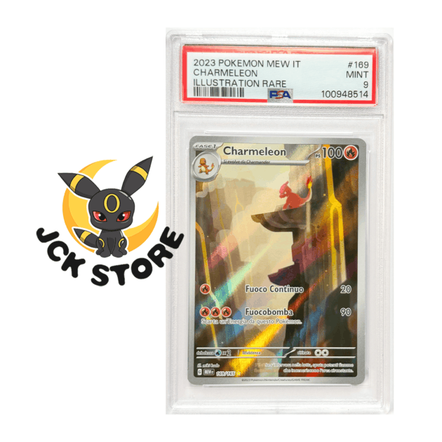 POKEMON CHARMELEON 169/165 PSA 9 "151" ITALIANO