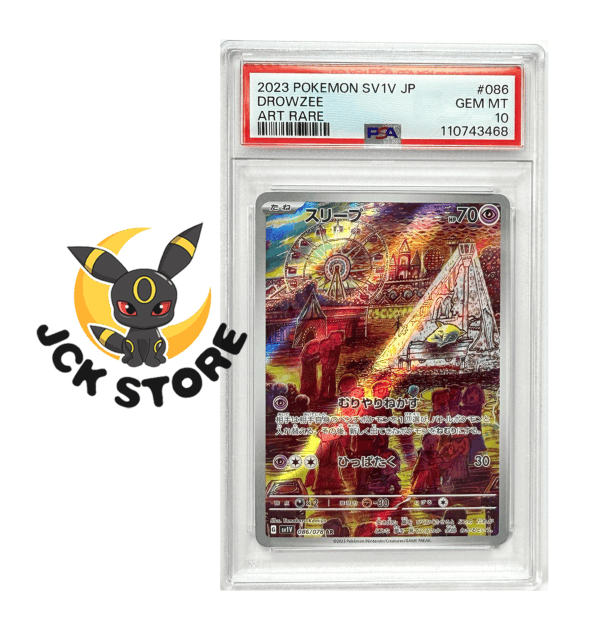 POKEMON DROWZEE 086/078 PSA10 "VIOLET EX" JAP