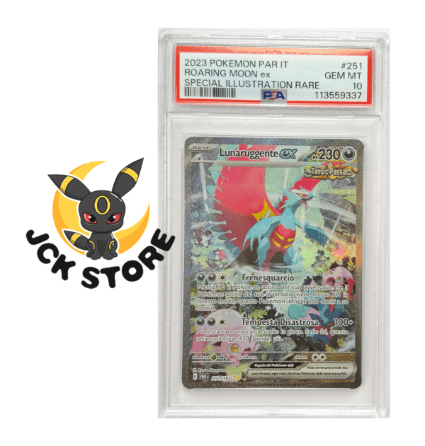POKEMON LUNARUGGENTE EX 251/182 PSA10 "PARADOSSO TEMPORALE" ITALIANO