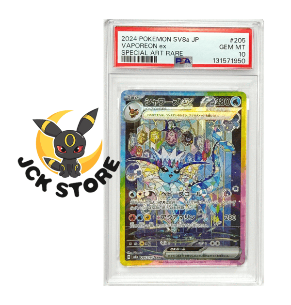POKEMON VAPOREON 205/187 PSA10 "TERASTAL FESTIVAL" JAP